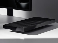 Il Surface RTX Spark Dev Box contiene 1.000 prese d'aria come rappresentazione dei suoi 1.000 teraflops di prestazioni di calcolo.