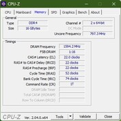 CPU-Z Memoria