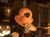 Re Topolino in Kingdom Hearts 4 raffigurato mentre riflette