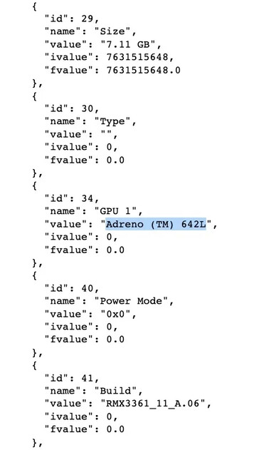 Il "Realme RMX3361" su Geekbench. (Fonte: Geekbench)