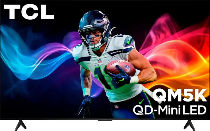 La Smart TV LED TCL QM5K 4K QD-Mini. (Fonte: TCL)
