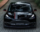 L'azienda tedesca ha presentato un kit di tuning con diversi miglioramenti visivi per la Tesla Model 3 Performance (Immagine: Manhart Performance)