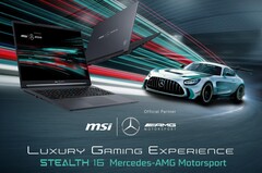 Lo Stealth 16 a tema AMG. (Fonte: MSI)