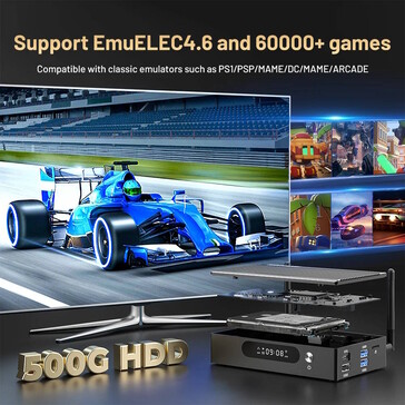 La Super Console X3 Pro può presumibilmente emulare molte piattaforme (Fonte: KinHank)