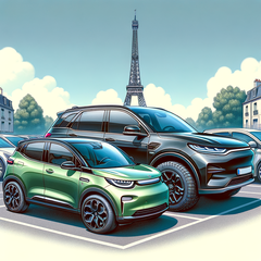 Il peso medio dei veicoli in circolazione è aumentato nel corso degli anni, riducendo l'efficienza e generando più smog e consumando più energia. (Fonte: immagine generata dall'AI DALL-E 3)