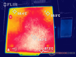 letto di stampa a immagine termica (set 60 °C)
