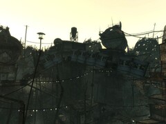 Un rendering rimasterizzato del ponte Megaton in Fallout 3