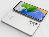 Renders immaginari del Samsung Galaxy A73. (Fonte: LetsGoDigital)