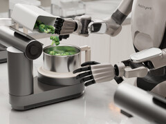 Robot R1 che cucina (fonte: Robbyant)