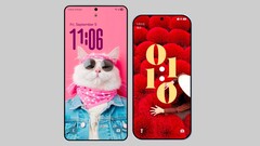Con cornici più sottili e un foro più piccolo, lo Xiaomi 16 (a destra) mira a competere con il Samsung Galaxy S26 Ultra. (Fonte: Ice Universe)