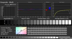 CalMAN: Scala di grigi (calibrata)