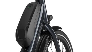 La batteria non è integrata nel telaio (Fonte immagine: Gazelle)