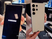 Galaxy S24 Ultra nella sua finitura Titanium Yellow. (Fonte: TikTok)