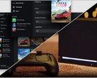 App Xbox su Windows (in alto) e Steam Machine (in basso).