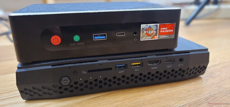 In alto: Beelink GTR6, in basso: Intel NUC11PHKi7C