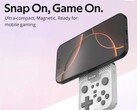 Il controller di gioco magnetico Abxylute Snap-on scorre e ruota in posizione per essere utilizzato con gli smartphone. (Fonte: Abxylute)