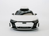 L'Audi RS e-tron GT personalizzata in bianco opaco è senza dubbio un'auto elettrica sportiva incredibilmente bella (Immagine: Ken Block)