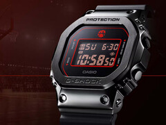 L'ultima collaborazione di Casio con Rui Hachimura dà al classico G-Shock 5600 una trasformazione infuocata. (Fonte: Casio Japan)