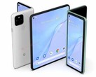 Possibile aspetto del prossimo telefono pieghevole Google Pixel (Fonte: Android Headlines)