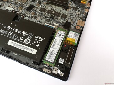 MSI Prestige 14 A10SC - SSD e modulo WLAN