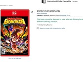 Nintendo è tornata su Amazon con giochi e accessori, tra cui le esclusive di Switch 2. Nella foto, uno degli annunci di giochi. (Fonte immagine: Screenshot - Amazon)