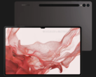 Il design del Samsung Galaxy Tab S9 Ultra è stato svelato da un nuovo leak (immagine via MySmartPrice)