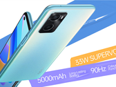 Oppo vende l'A76 in due colori, entrambi con alloggiamenti della fotocamera neri. (Fonte: Oppo)