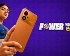 Un'immagine promozionale dello Xiaomi Poco M8 Power che ritrae una giovane donna