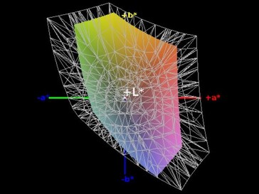 59% di copertura spazio di colore sRGB