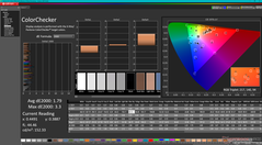 ColorChecker prima della calibrazione