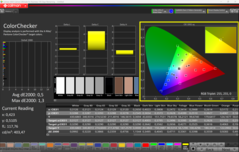 Calibrato con CalMAN ColorChecker