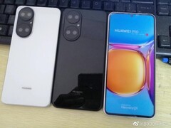 Sembra che il Huawei P50 avrà quattro fotocamere posteriori, invece di due grandi obiettivi. (Fonte immagine: Weibo)