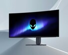 Immagine della parte anteriore del monitor da gioco Alienware AW3426DW da 34 pollici con tecnologia QD-OLED
