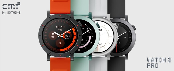 Il CMF by Nothing Watch 3 Pro è ora disponibile in quattro varianti di colore. (Fonte: CMF by Nothing)