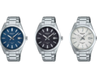 Da sinistra a destra (nella foto), Casio Edifice EFV160D-2AV, EFV160D-1AV e EFV160D-7AV. (Fonte: Casio)