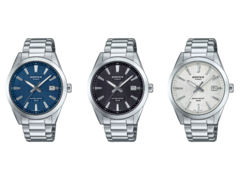 Da sinistra a destra (nella foto), Casio Edifice EFV160D-2AV, EFV160D-1AV e EFV160D-7AV. (Fonte: Casio)