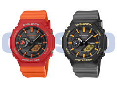I modelli Casio G-Shock GA-B2100DF-4AJR (a sinistra) e GA-B2100DF-1AJR (a destra), nella foto. (Fonte: Casio - modifica)