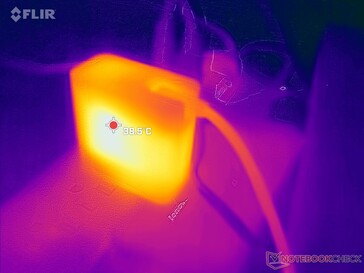 L'adattatore CA può raggiungere i 39 C quando si gioca per oltre un'ora