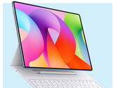 Il MatePad Pro Max sarà presentato il 07 maggio 2026. Nella foto: un rendering che mostra il tablet con i suoi accessori.
