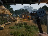 Un'immagine che mostra un villaggio in Sengoku Dynasty, ora scontato del 52% su Steam.