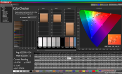 ColorChecker prima della calibrazione (AdobeRGB)