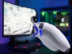 Rappresentazione artistica dei trigger adattivi DualSense che funzionano con il PC (montaggio).