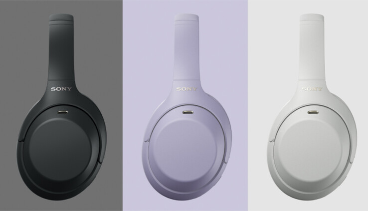 Le Sony WH-1000XM4C nelle tre colorazioni di lancio.