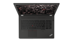 Lenovo ThinkPad P17 Gen 2 - Vista dall'alto. (Fonte immagine: Lenovo)