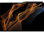 Il Galaxy Tab S8 Ultra con il suo display dentellato e la S Pen. (Fonte: WinFuture)