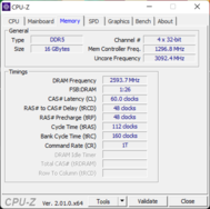 CPU-Z Memoria