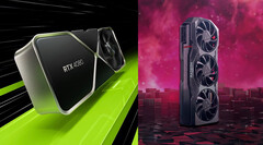 AMD promette di offrire un rapporto prezzo-prestazioni migliore rispetto a NVIDIA con la serie Radeon RX 7900. (Fonte immagine: AMD e NVIDIA - modifica)