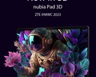 Il Nubia Pad 3D è uno dei tanti dispositivi che ZTE annuncerà durante il MWC 2023. (Fonte: ZTE)