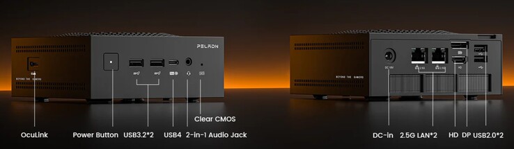 Le interfacce esterne di Peladn HO5 (Fonte: Peladn)