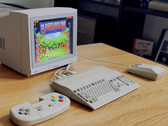 Il mini monitor per Amiga 500 Mini e C64 Mini (fonte immagine: Press Any Key to Continue YT)